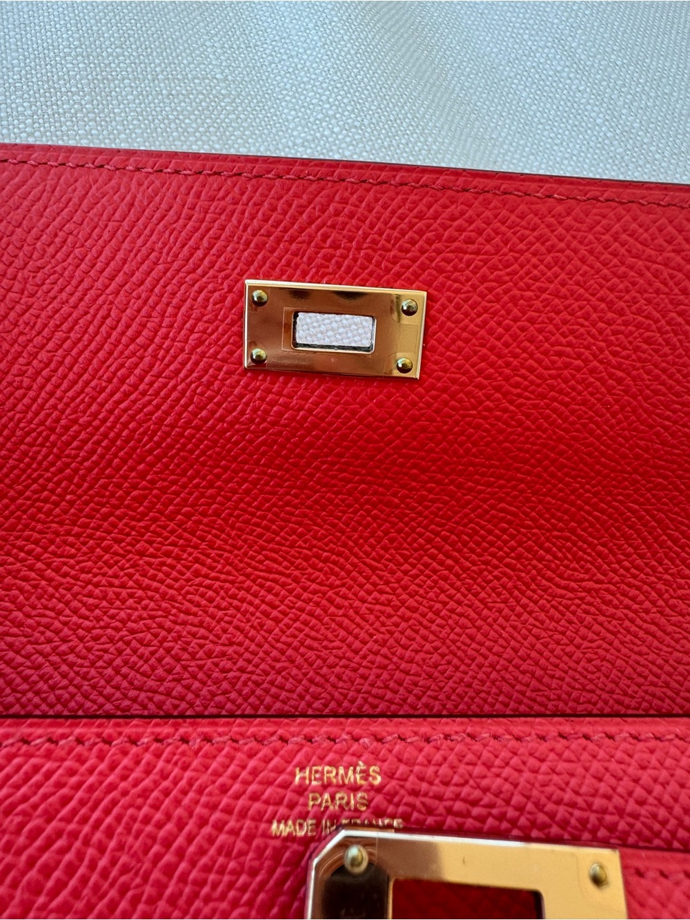 Hermes Kelly epsom longue wallet with seal - Picture 4 of 13